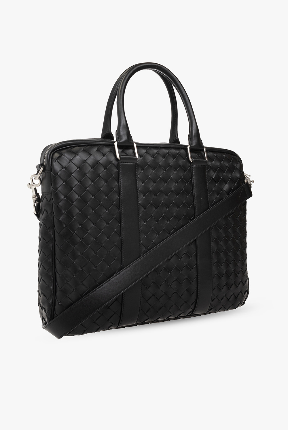 Black Classic Intrecciato Large briefcase Bottega Veneta Vitkac Canada